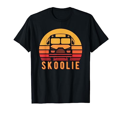 Retro Skoolie Shirt, Fun Converted School Bus Tee Gift