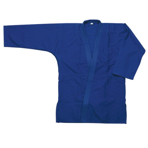 Ace Martial Arts Supply Single Weave Judo GI-White, Blue, and Beige (Blue, 8)