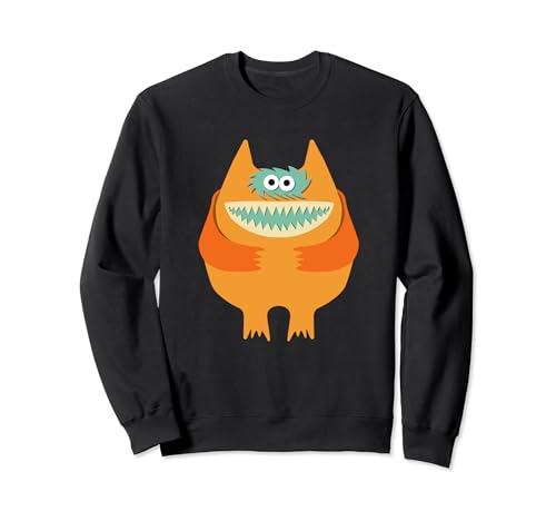 Vintage Nauga Stuffed Animal Cute Monster Throwback Sweatshirt