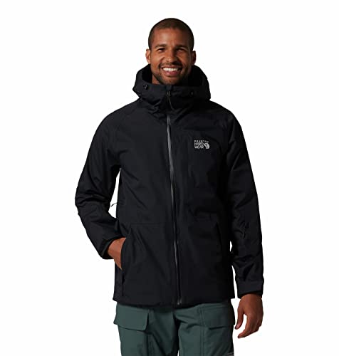 Mountain Hardwear Mens Firefall/2 Ski Jacket, Black, Large