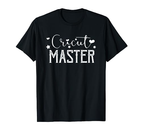 Cricut Master- Crafty Cricut Supplies Design T-shirt
