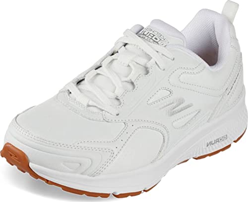 Skechers Women's GO Run CONSISTENT-Broad Spectrum Sneaker, White, 8.5 Wide