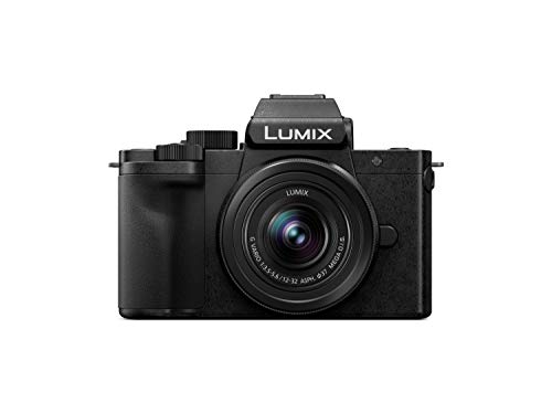Panasonic LUMIX G100 4k Mirrorless Camera for Photo and Video, Built-in Microphone with Tracking, Micro Four Thirds Interchangeable Lens System, 12-32mm Lens, 5-Axis Hybrid I.S., DC-G100KK (Black)