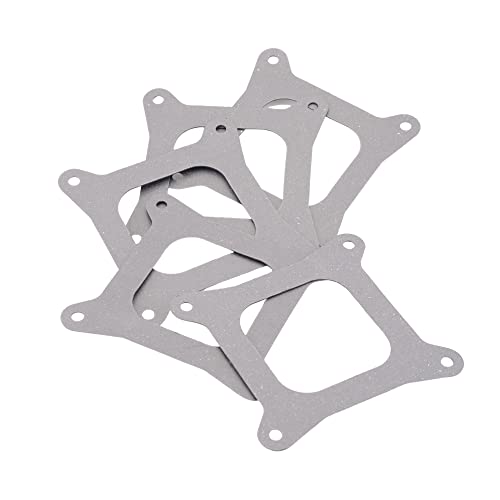 Luckmart Carburetor Carb Base Gasket Open Flange Carburetor Mounting Gasket 5 PK G70X5 Fit for Holley Edelbrock Barry Grant Carter AED QFT 5 PCS