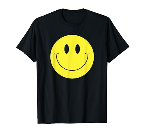 70s Yellow Smile Face Shirt Cute Happy Peace Smiling Face T-Shirt