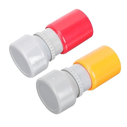 Abaodam 2pcs Chord Stamp Guitar Fretboard Stamp Ukelele Fingering Stamp Chord Learning Tool Guitar Learning Stamp Gitarre Instrument Play Mini Tools Chord Spectrum Seal Pin Ballad Plastic