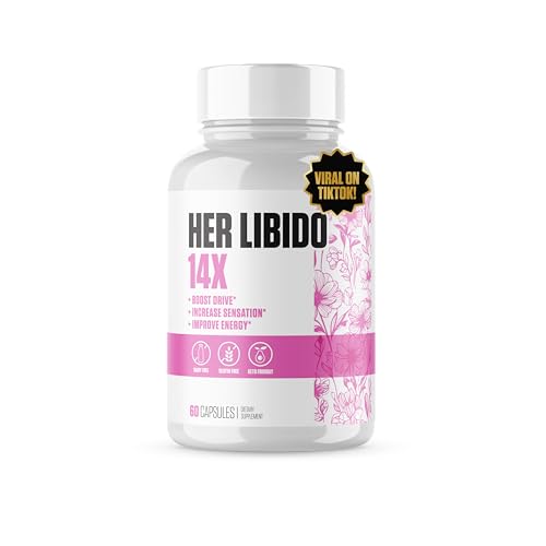 EPN Supplements Her Libido 14x Extra Strength | #1 Rated Female Enhancement & Energy Booster Increase Drive, Boost Mood, Balance Hormones w/BioPerine, Ashwagandha, Maca Root + 11 More - 60 Pills