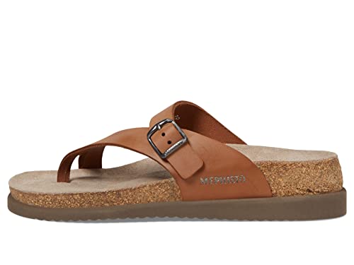 Mephisto Women's Helen Plus Sandal, Camel Scratch, 10