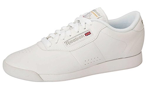 Reebok Women's Princess Aerobics Shoe, White, 9 M