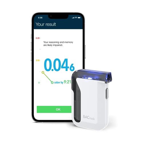 BACtrack Mobile Smartphone Breathalyzer | Professional-Grade Accuracy | Wireless Smartphone Connectivity | Compatible w/ Apple iPhone, Google & Samsung Android Devices | Apple HealthKit Integration