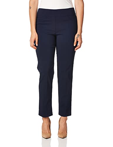 Ruby Rd. womens Plus-size Pull-on Solar Millennium Tech Super Stretch Pants, Navy, 20 US