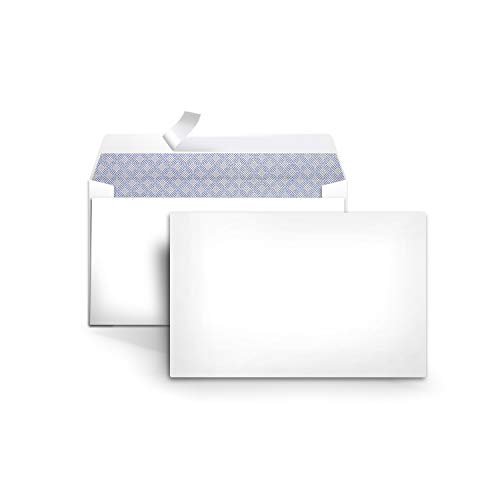 Amazon Basics #6 3/4 Security-Tinted Envelopes with Peel & Seal, 300-Pack, White