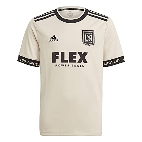 adidas 2021-22 LAFC Youth Away Jersey - Beige-Black YS