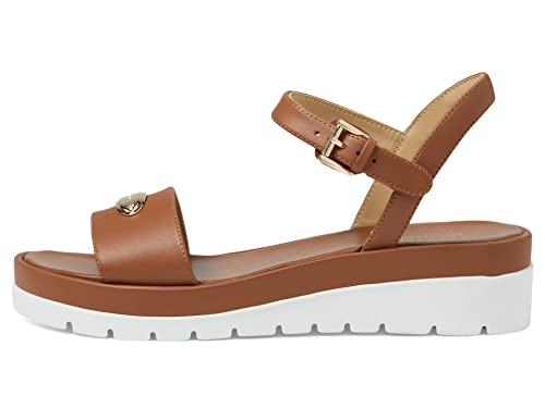 Michael Kors Darcy Flatform Sandal Luggage 8 M