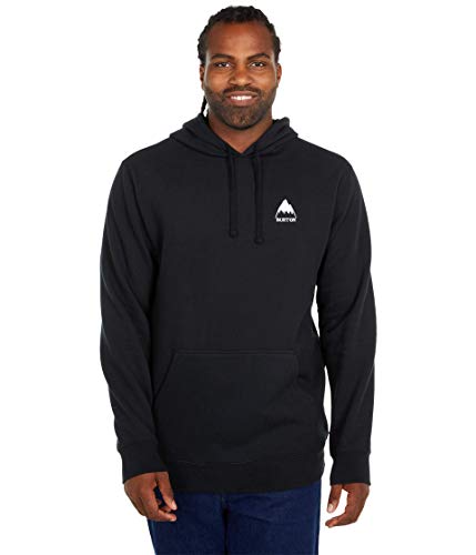 Burton Mens Classic Mountain High Pullover, True Black New, Medium