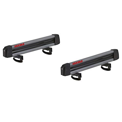 Yakima - FreshTrack 4 Ski & Snowboard Mount, Fits Up To 4 Pairs of Skis or 2 Snowboards, Fits Most Roof Racks