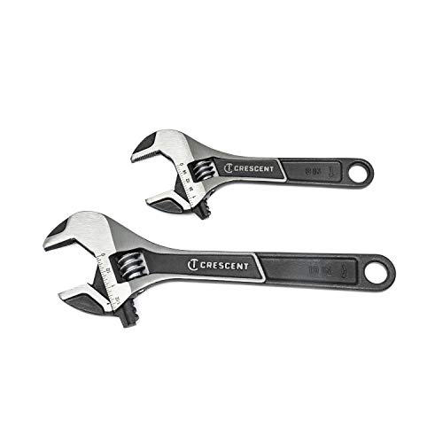 Crescent 2 Pc. Wide Jaw Adjustable Wrench Set 6' & 10' - ATWJ2610VS