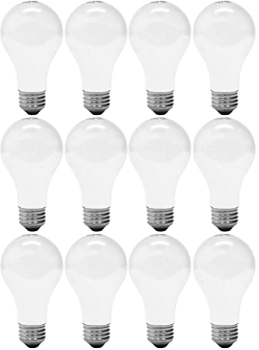 GE Lighting (12 Bulbs) 66247 A19 Soft White 60 Watt Equivalent 620-Lumen Modified Spectrum Halogen Light Bulb with Medium Base