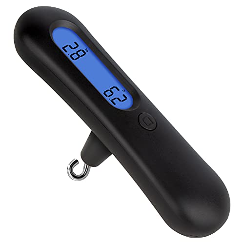 CyberDyer New 110 lbs Archery Bow Scale Compound Recurve Bow Weight Draw Scale Peak Hold Weight Scale Portable Bow Poundage Scale Hunting Scale Luggage Scale with LCD Display