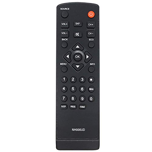 New Replaced Nh000UD Nh001UD Remote fit for Emerson Sylvania Lc260em2 Lc320em2 Rlc320em1 Lc220em1 Rlc220em1 Lc401em3f Lc320em3f Rlc370em2 Lc370em2 Rlc320em2f Rlc320em2 Lc401em2f Lc401em2 Lc320em2f
