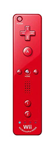 Wii Remote Plus - Red (Renewed)