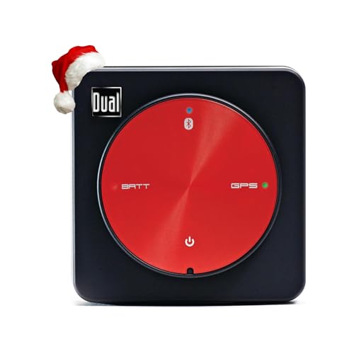 Dual Electronics XGPS150A Multipurpose Portable Universal Bluetooth GPS Receiver | Wide Area Augmentation System, Black