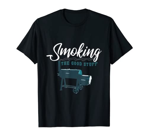 Smoking The Good Stuff BBQ & Grill Masters Pun Gift TShirt