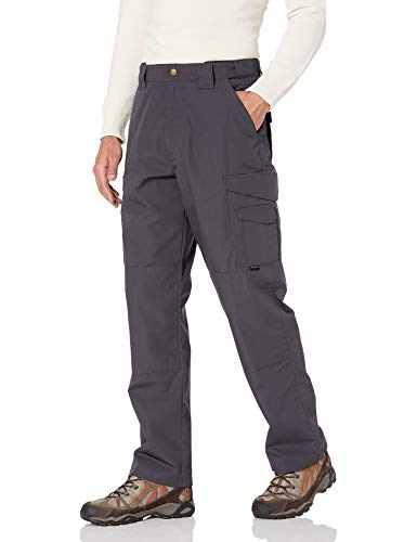 Tru-Spec Men's 24-7 Series Original Tactical Pant - Reliable Pants for Men - Ideal for Hiking, Camping, EMT, and Tactical Use - 65% Polyester, 35% Cotton - Charcoal Grey - 38W x 32L