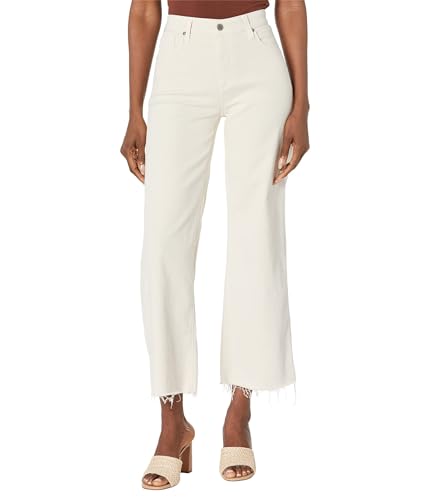 AG Adriano Goldschmied Women's Saige High Rise Straight Wide Leg Crop Pant, Dried Spring, 27