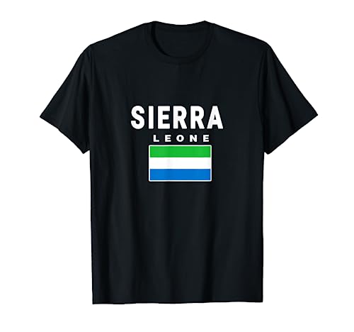 Sierra Leone Tee Flag souvenir Freetown T-Shirt