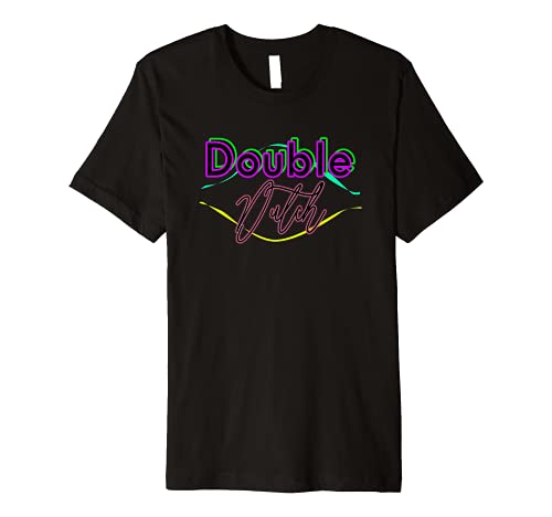 Retro Double Dutch Jump Rope Gift Premium T-Shirt
