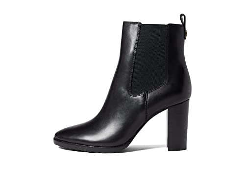 Lauren Ralph Lauren Women's Mylah Bootie Black 8 B - Medium