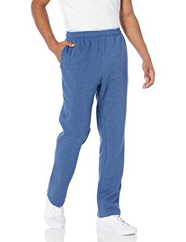 Amazon Essentials Men's Fleece Sweatpant (Available in Big & Tall), Blue Heather, Large