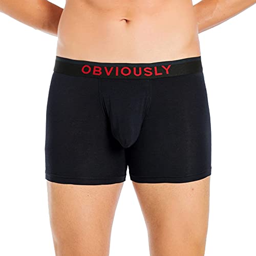 Obviously FreeMan - Boxer Brief 3 inch Leg - Black - Large