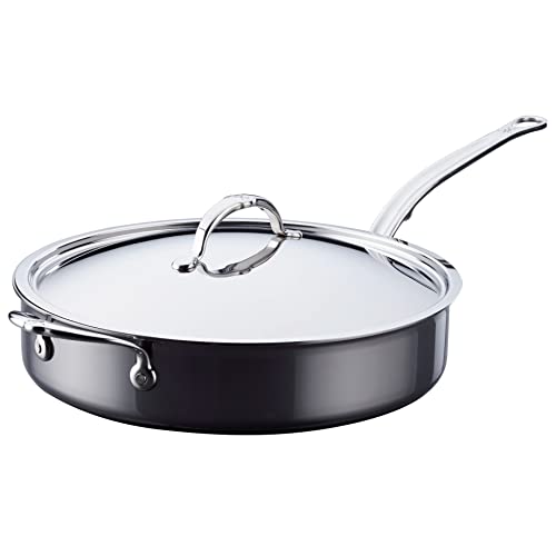 Hestan - NanoBond Collection - Stainless Steel Titanium Sauté Pan, Induction Cooktop Compatible, 5 Quart