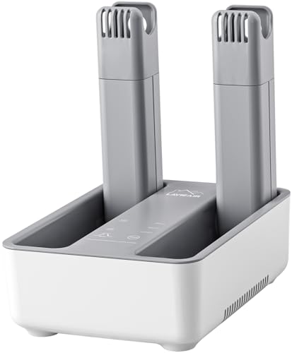 LAVIEAIR Boot Dryer Shoe Dryer and Deodorizer - Boot Warmer with Heat, Fan, Timer and Temperature Selection - Boot Dryer for Work Boots, Sneakers, Short Boots, Martin Shoes, Gloves