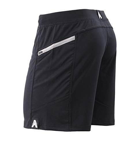 Anthem Athletics Hyperflex 7 Inch Men's Workout Shorts - Zipper Pocket Short for Running, Athletic & Gym Training - Black Onyx G2 - Large