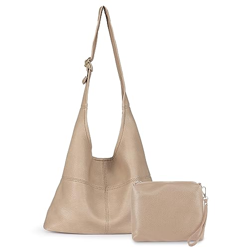 Montana West Hobo Bags for Women Ultra Soft Foldable Shoulder Bag Purse with Coin Purse,MWC2-122KH