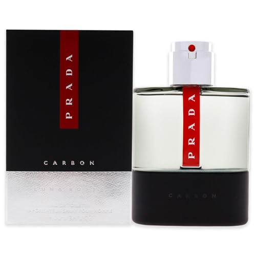 Prada Luna Rossa Carbon Eau De Toilette Spray 100Ml, Multi, 3.4 Ounce