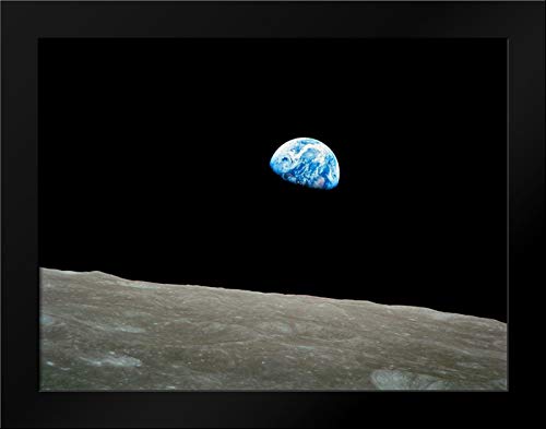 Earthrise, Apollo 8, December 24, 1968 Framed Art Print by NASA
