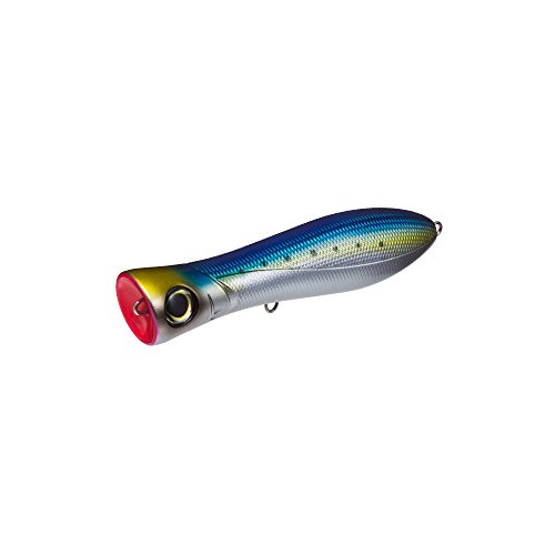 Yo-Zuri R1155-CIW Bull Pop Floating Lure, Chrome Sardine