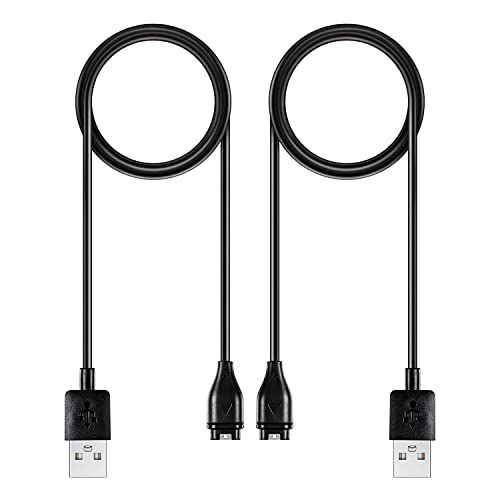 AWINNER Compatible for Garmin Watch Charger Cable (2 Pack)