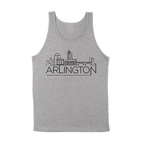 Skyline Arlington Virginia Tank Top Unisex X-Small Grey