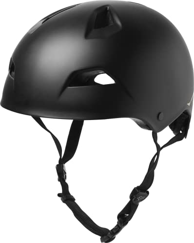 FOX RACING Flight Bicycle Helmet, Black, Medium