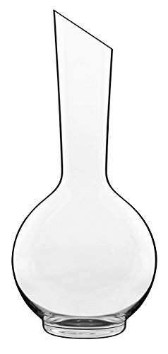 Luigi Bormioli Sublime 25.25 oz Wine Decanter – Elegant Ultra Clear Glass Carafe For Wine, Water, Juice, Coffee, Iced Tea – Wide Mouth Carafe For Restaurants & Home Use, Handmade & Dishwasher safe