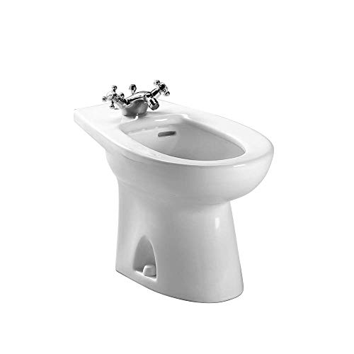 TOTO BT500AR#01 Piedmont 1-Hole Center Bidet, Cotton White