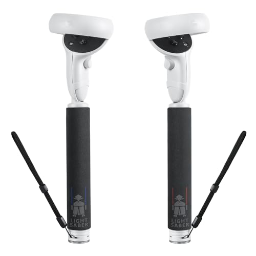 Hibloks Extension Grips for Oculus/META Quest 2 Accessories, 3 in 1 Extender Handle for Quest 2 Controllers, Long Arms Quest 2 Accessory for Beat Saber/Gorilla Tag/Golf Club