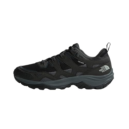THE NORTH FACE Men's Hedgehog Fastpack 3 Waterproof Hiking Shoes, TNF Black/Asphalt Grey, 9.5