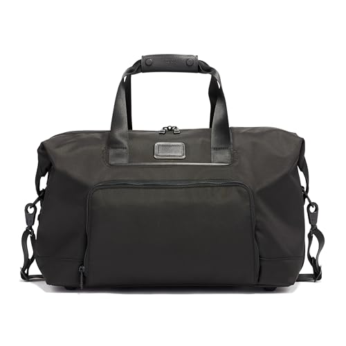 TUMI - Alpha Double Expansion Travel Satchel - Travel Bag for Long Weekends and More - Duffle Bag for Men and Women - Black