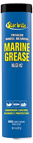 STAR BRITE Wheel Bearing Grease - Boat Trailer Marine Grade - 14 OZ Grease Gun Cartridge (026014)